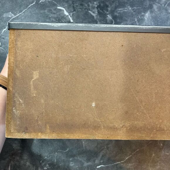 “LOVE” Wood Brown Teal Multiple Compartment Mail Organizer - Picture 3 of 12